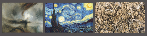 Turner, van Gogh, & Pollock